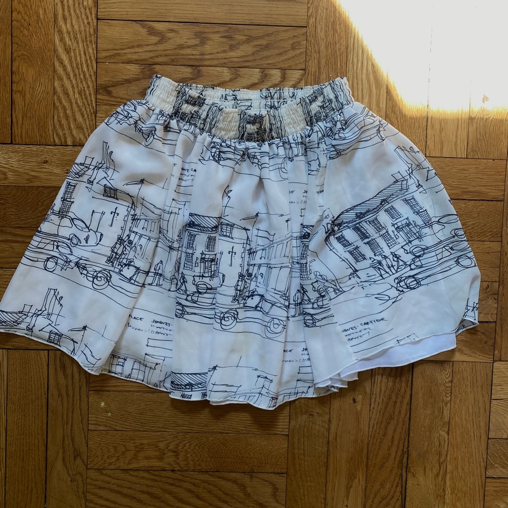 American Apparel Cityscape Skirt